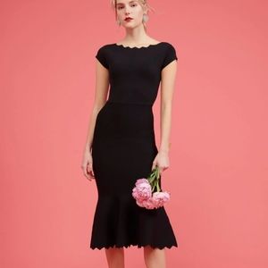 Rachel Parcell stretch knit sheath dress in black